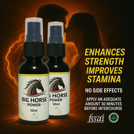 Bighorse Power Spray 50ml | 2 Month Pack | (2 X Pack of 1)